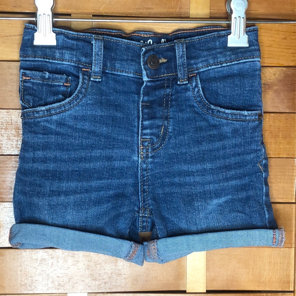 18M Roll Cuff Denim Shorts